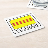 Vietnam Rechteckiger Pappuntersetzer (angewinkelt)