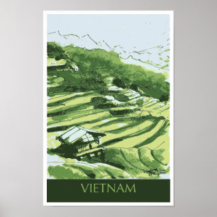 Vietnam-Reise-Plakat Poster