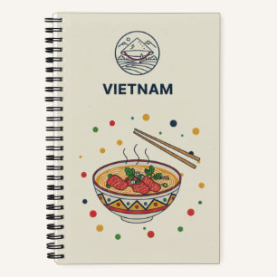Vietnam Reise- und Kulinarik-Fotoarchiv Notizblock
