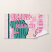 Vietnam Reisekunst Badhandtuch Set (Handtuch)