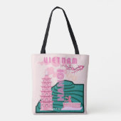 Vietnam Reisekunst Tasche (Rückseite)