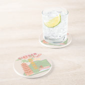 Vietnam Reisekunst, Vintag Getränkeuntersetzer (Seite)