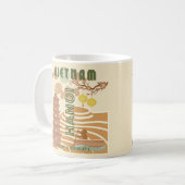 Vietnam Reisekunst, Vintag Kaffeetasse (Vorderseite Links)