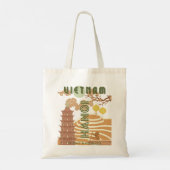 Vietnam Reisekunst, Vintag Tragetasche (Rückseite)