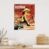 Vietnam-Reiseplakat Poster (Küche)