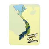 Vietnam Reiseplan Magnet (Vertikal)
