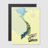 Vietnam Reiseplan Magnetkarte (Vorne/Hinten)