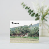 Vietnam Reisfelder Postkarte (Stehend Vorderseite)
