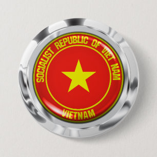 Vietnam-Runde Button