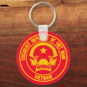 Vietnam-Runde Schlüsselanhänger (Vorderseite)