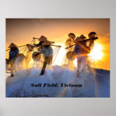 Vietnam Salt Field Poster (Vorne)
