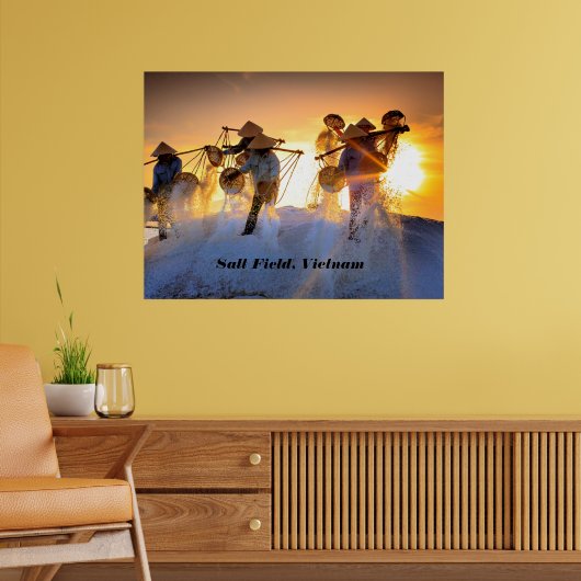 Vietnam Salt Field Poster (Wohnzimmer 2)