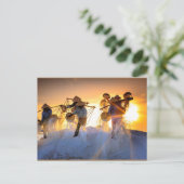 Vietnam Salt Field Postkarte (Stehend Vorderseite)