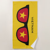 VIETNAM schattiert kundenspezifisches TextBadetuch Strandtuch (Vorderseite)