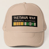 VIETNAM-SERVICE-BÄNDER - TIERARZT TRUCKERKAPPE (Vorderseite)