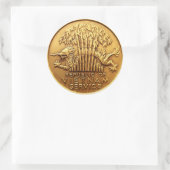 Vietnam-Service-Medaille Runder Aufkleber (Tasche)