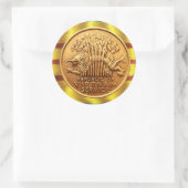 Vietnam-Service-Medaillenaufkleber Runder Aufkleber (Tasche)