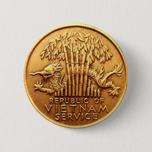 Vietnam-Service-Medaillenknopf Button (Vorderseite)