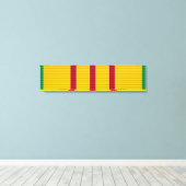 Vietnam Service Medal Band Leinwanddruck (Insitu (Holzboden))