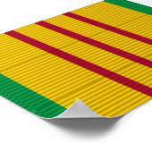 Vietnam Service Medal Band Poster (Ecke)