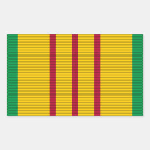 Vietnam Service Medal Band Rechteckiger Aufkleber