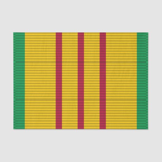 Vietnam Service Medal Band Seidenpapier (Vorderseite)