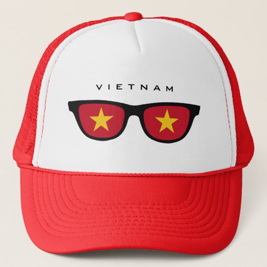 Vietnam Shades Zollhats Truckerkappe (Vorderseite)
