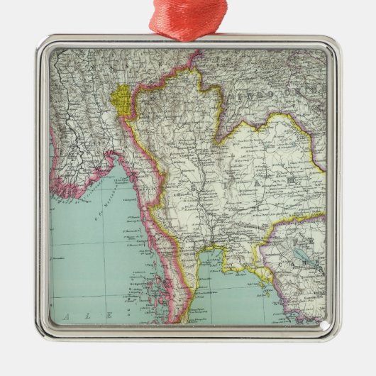 Vietnam Silbernes Ornament (Vorne)
