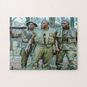 Vietnam Soldaten Denkmal Washington Puzzle