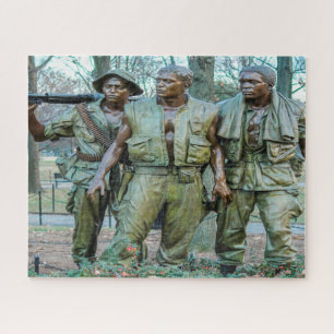 Vietnam Soldaten Denkmal Washington Puzzle
