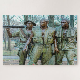 Vietnam Soldaten Denkmal Washington Puzzle