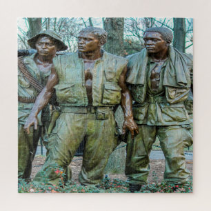 Vietnam Soldaten Denkmal Washington Puzzle