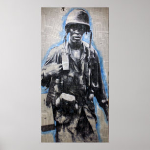 Vietnam Soldier Poster