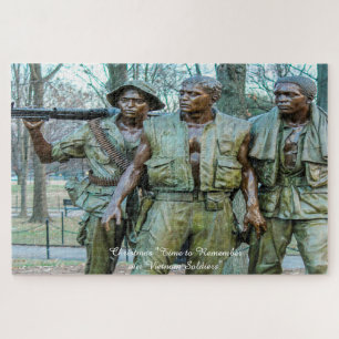 Vietnam Soldiers Memorial Washington Puzzle
