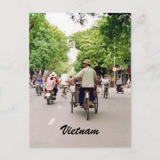 Vietnam Straße Postkarte (Vorderseite)