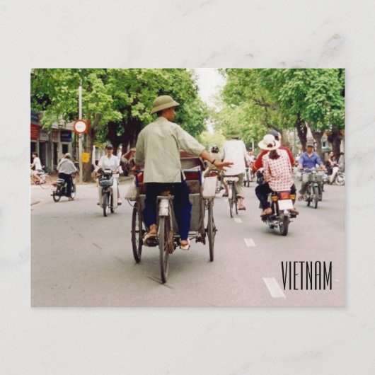Vietnam Straße Postkarte (Vorderseite)