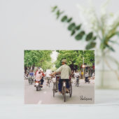 Vietnam Straßenfahrräder Postkarte (Stehend Vorderseite)