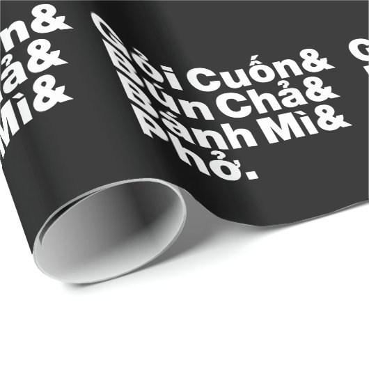 Vietnam Street Food Geschenkpapier (Rolleneckpunkt)