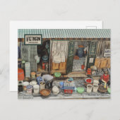 Vietnam Street Life, Customizable Date Postcard Postkarte (Vorne/Hinten)