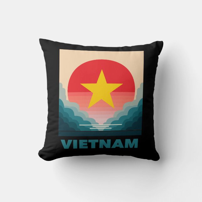 Vietnam Südostasien Kissen (Vorderseite)