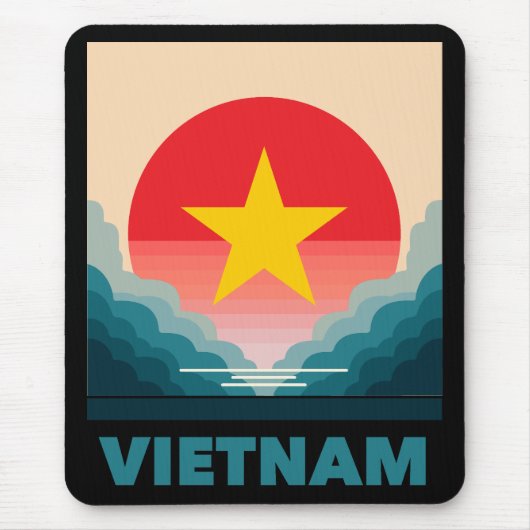 Vietnam Südostasien Mousepad (Vorne)