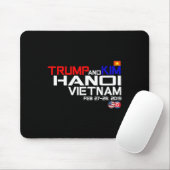 Vietnam Suummit Kim und Trump T-Shirt  Mousepad (Mit Mouse)