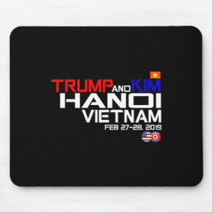 Vietnam Suummit Kim und Trump T-Shirt  Mousepad