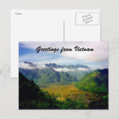 Vietnam Tal Grüße Postkarte (Vorne/Hinten)
