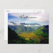 Vietnam-Tal-Sicht Postkarte (Vorne/Hinten)