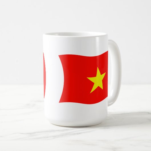 Vietnam-Tasse Kaffeetasse (VorderseiteRechts)