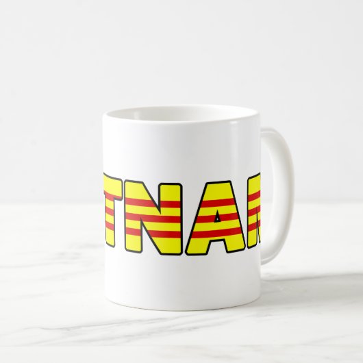Vietnam-Tasse Kaffeetasse (VorderseiteRechts)