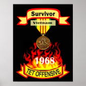 Vietnam Tet Offensive Survivor Poster (Vorne)