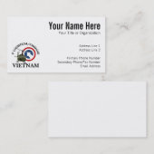 Vietnam-Tierarzt - 1. Klotz Cmd Visitenkarte (Vorne/Hinten)