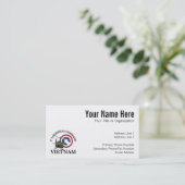 Vietnam-Tierarzt - 1. Klotz Cmd Visitenkarte (Stehend Vorderseite)